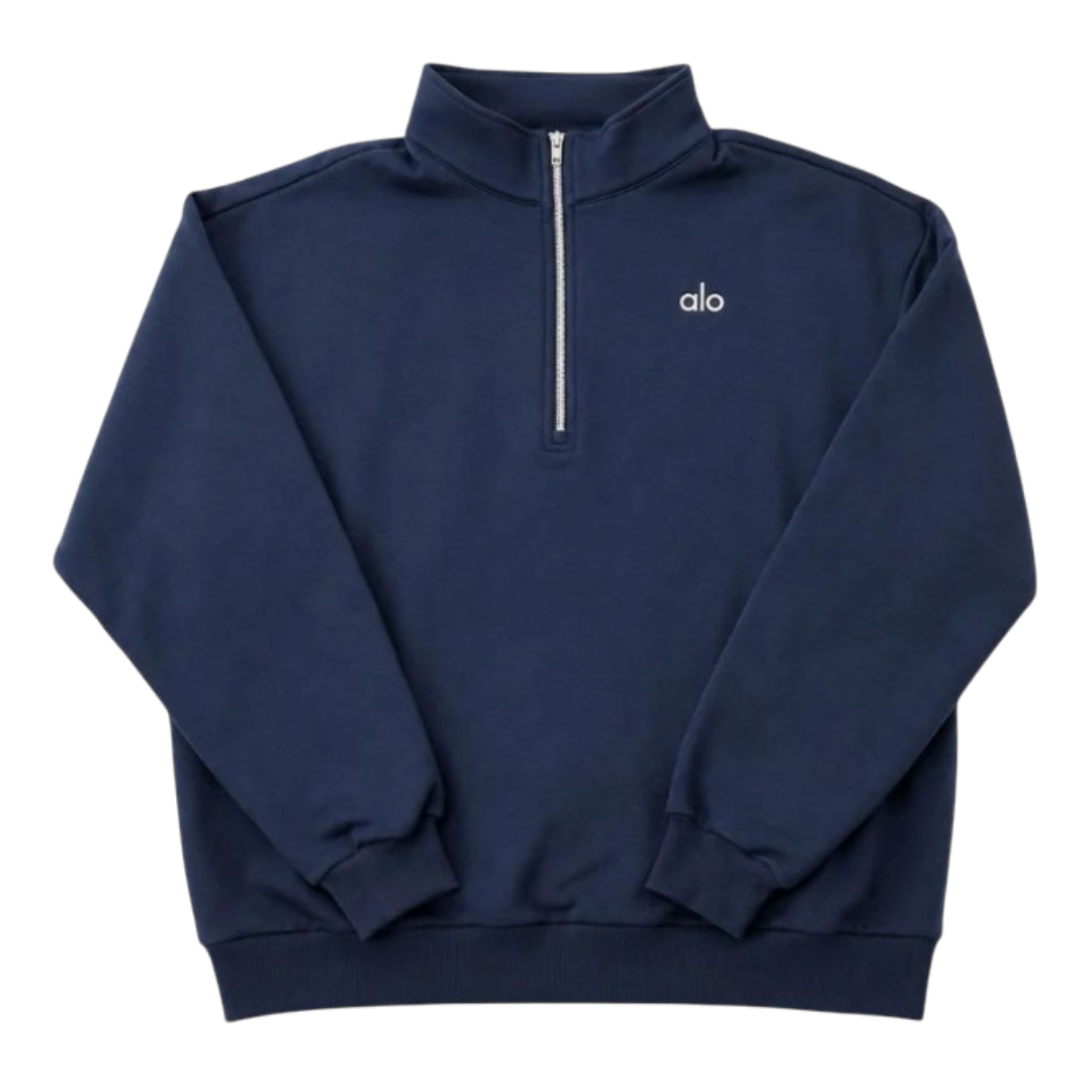 1/4 Zip Alo navy