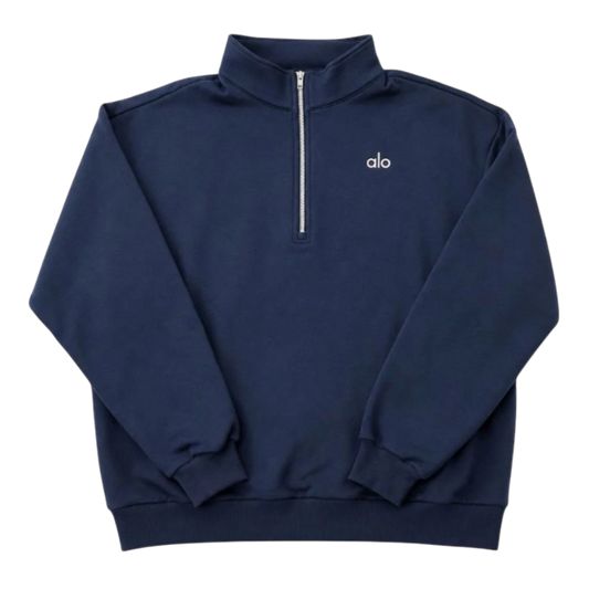 1/4 Zip Alo navy